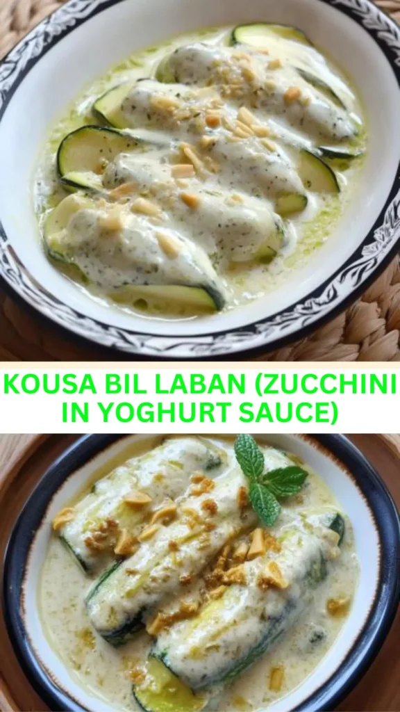 Best Kousa bil laban (zucchini in yoghurt sauce)
