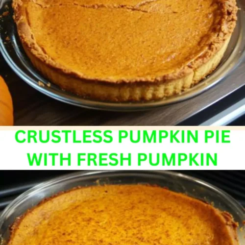 Best Crustless Pumpkin Pie With Fresh Pumpkin