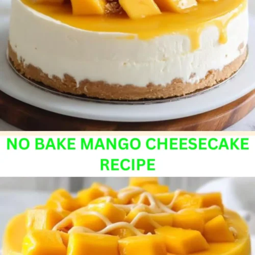 Best No bake mango cheesecake recipe