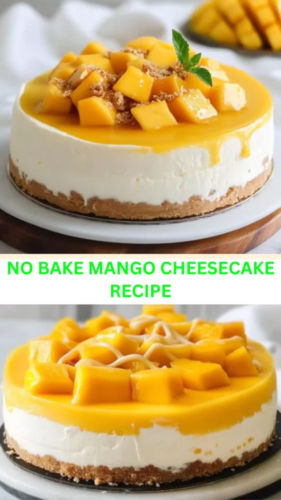 Best No bake mango cheesecake recipe
