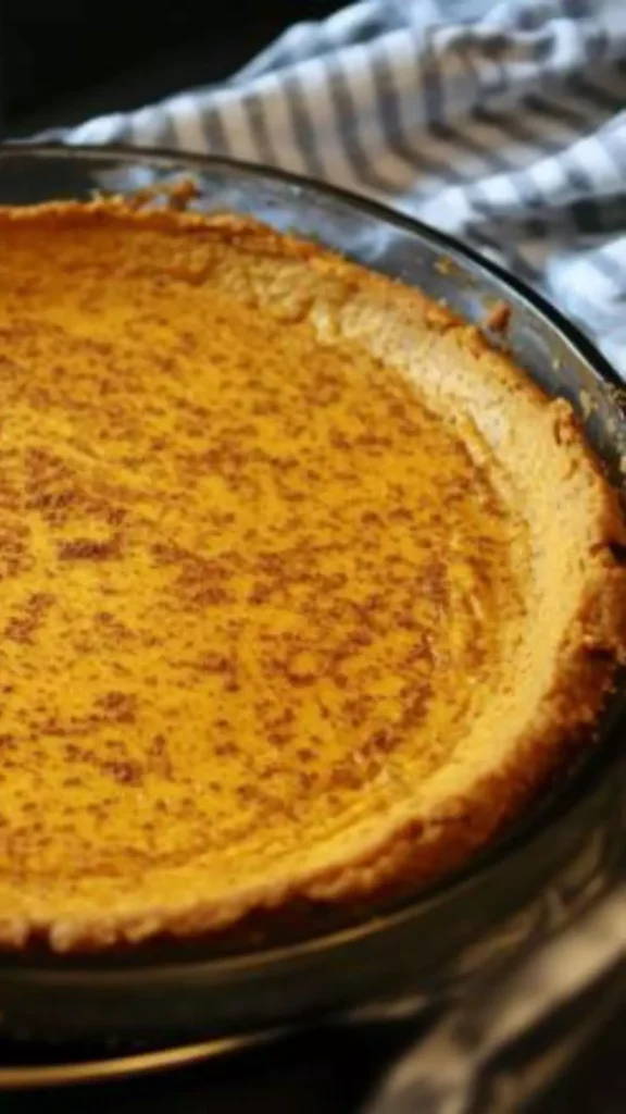 Easy Crustless Pumpkin Pie With Fresh Pumpkin