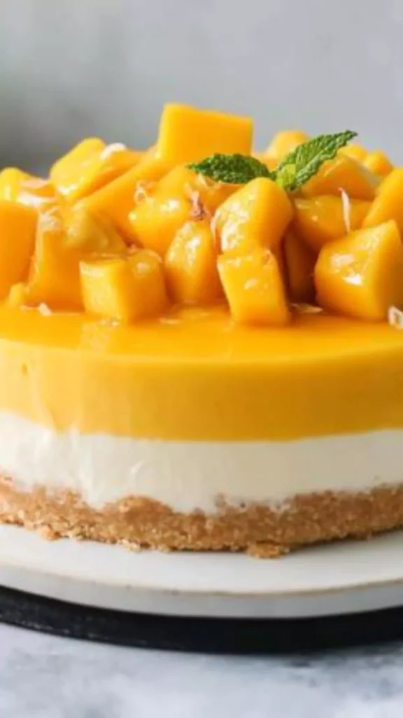 No bake mango cheesecake recipe
