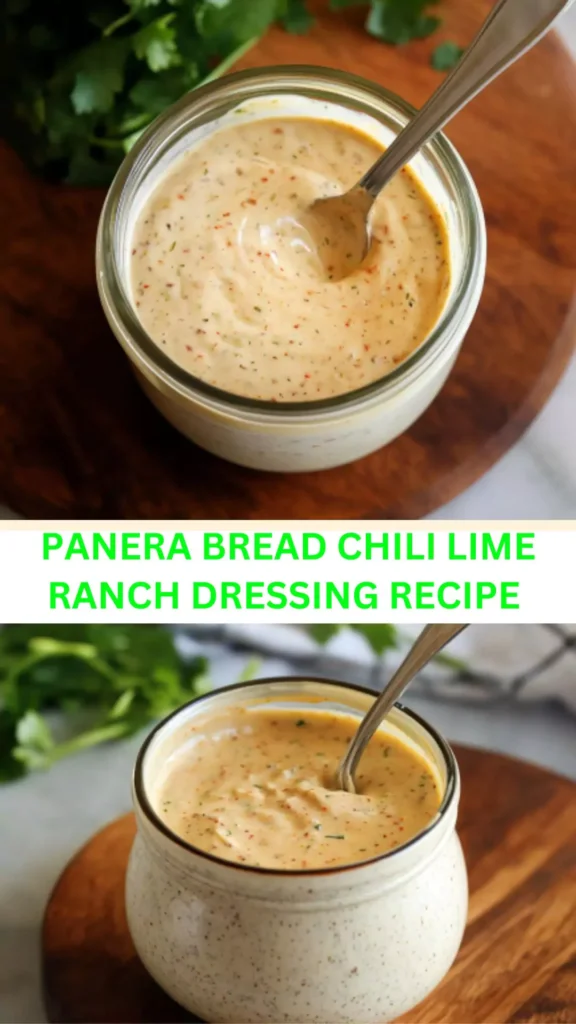 Best Panera Bread Chili Lime Ranch Dressing Recipe
