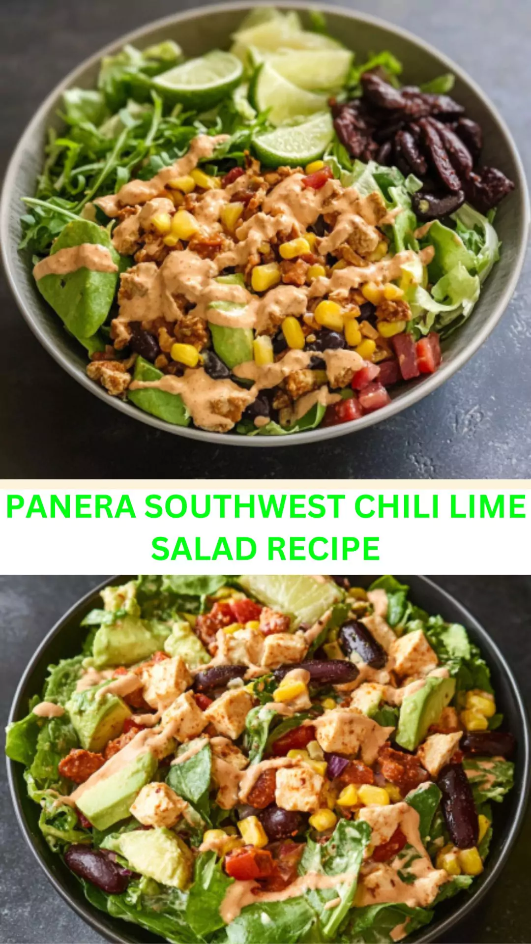 Best Panera Southwest Chili Lime Salad Recipe