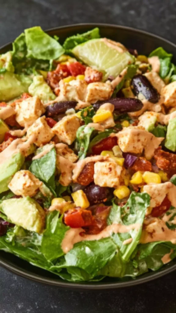 Easy Panera Southwest Chili Lime Salad Recipe
