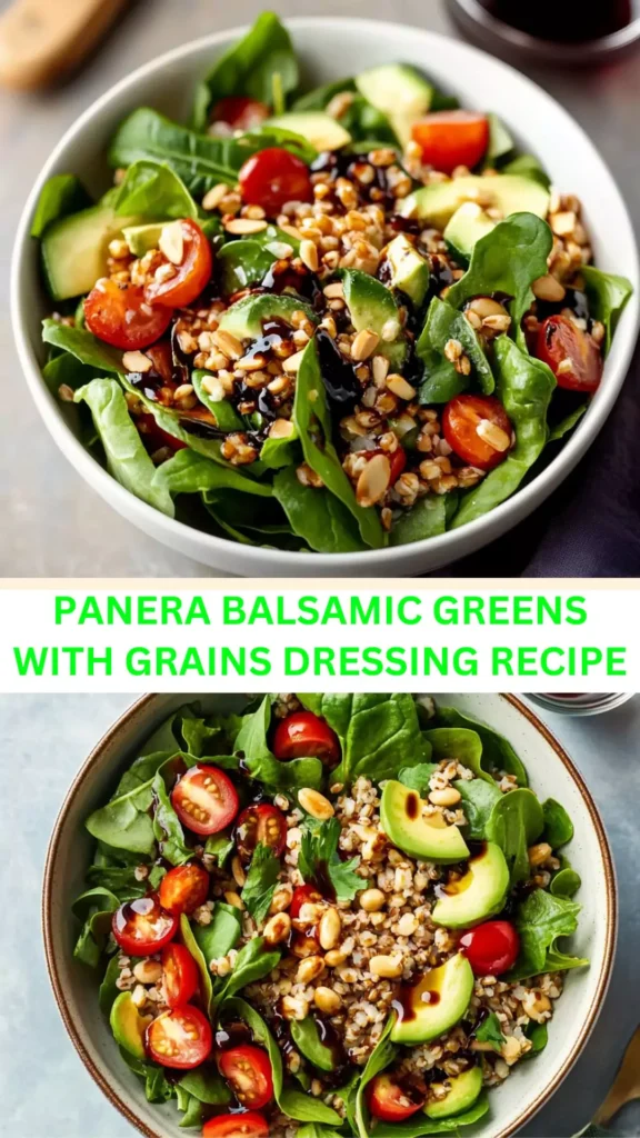 Best Panera Balsamic Greens With Grains Dressing Recipe
