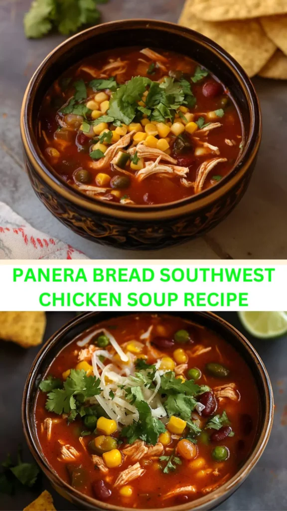 Best Panera Bread Southwest Chicken Soup Recipe
