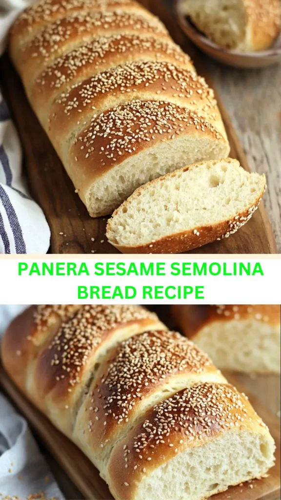 Best Panera Sesame Semolina Bread Recipe
