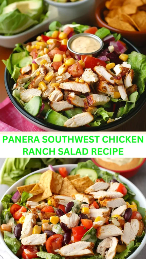 Best Panera Southwest Chicken Ranch Salad Recipe
