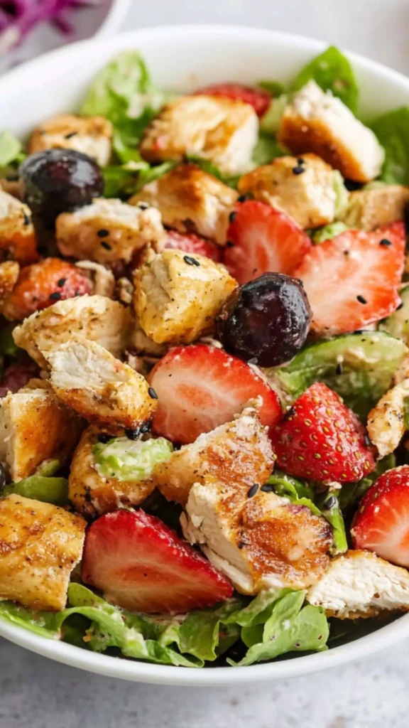 Easy Panera Bread Strawberry Chicken Salad Recipe
