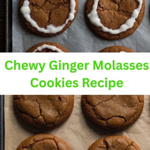 Chewy Ginger Molasses Cookies Recipe