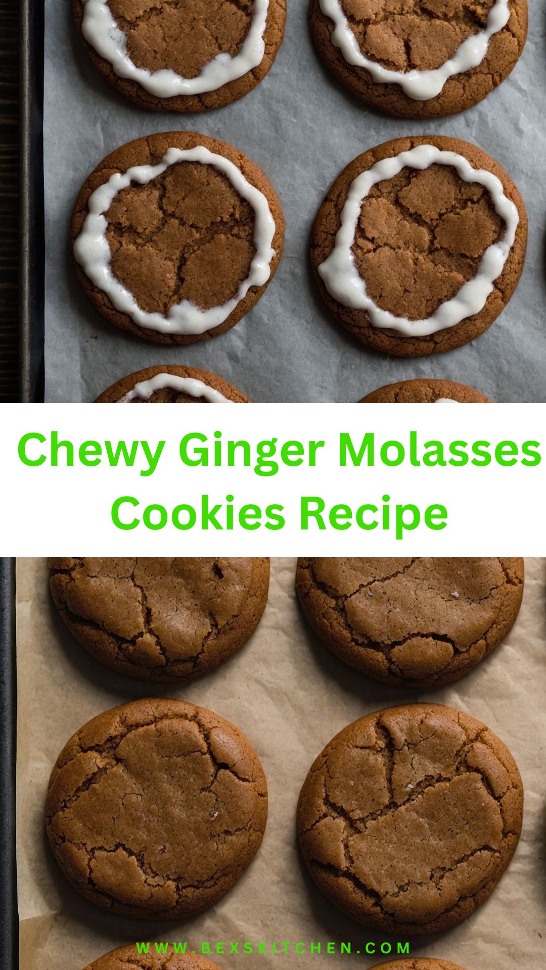 Chewy Ginger Molasses Cookies Recipe