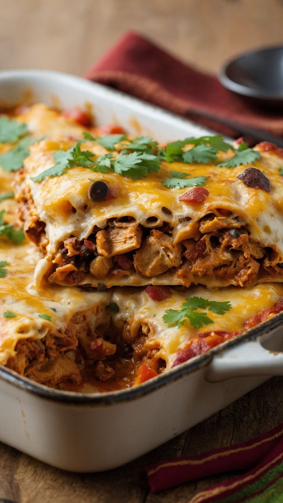Chicken Enchilada Casserole copycat Recipe