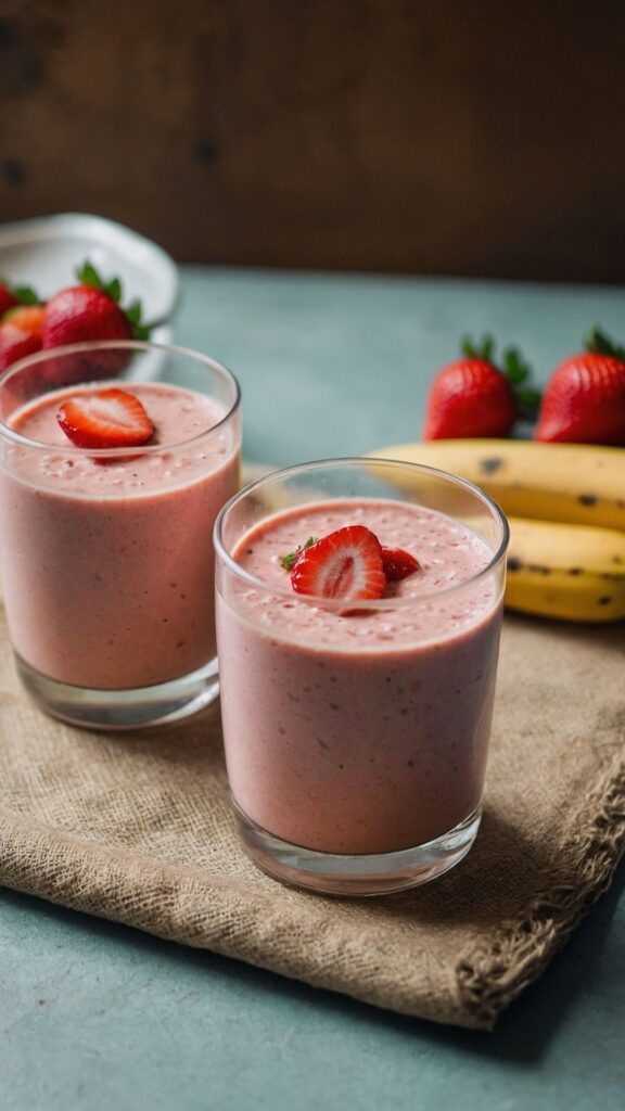 How to make Strawberry Banana Smoothie Recipe How to make Delicious Strawberry Banana Smoothie Recipe