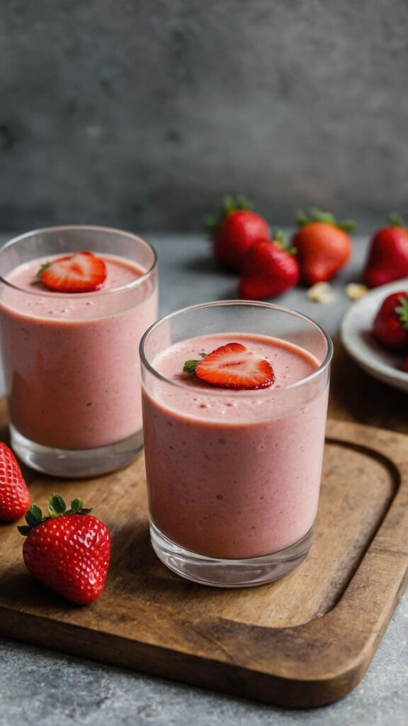 Delicious Strawberry Banana Smoothie copycat Recipe Delicious Strawberry Banana Smoothie copycat Recipe