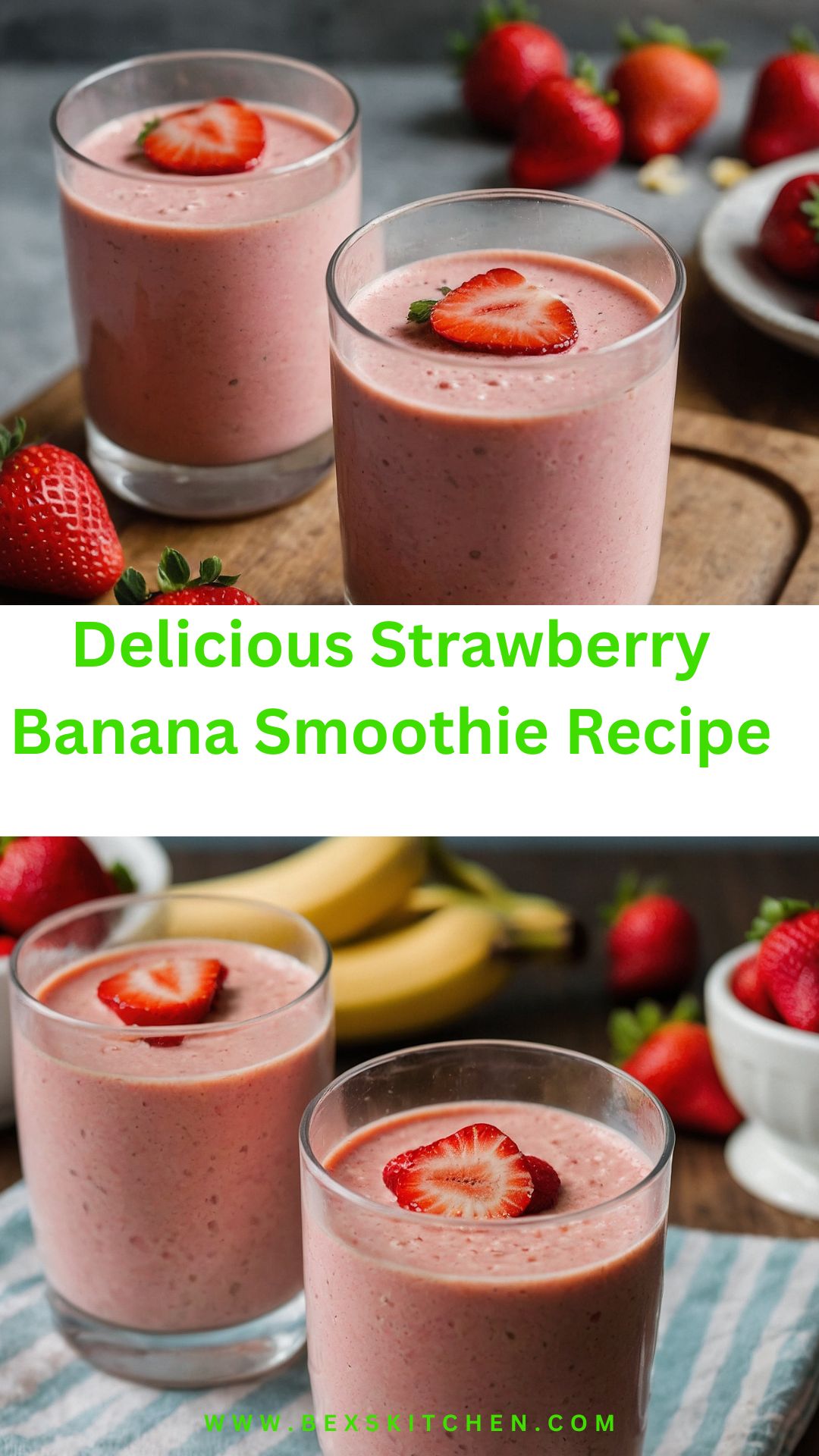Delicious Strawberry Banana Smoothie Recipe