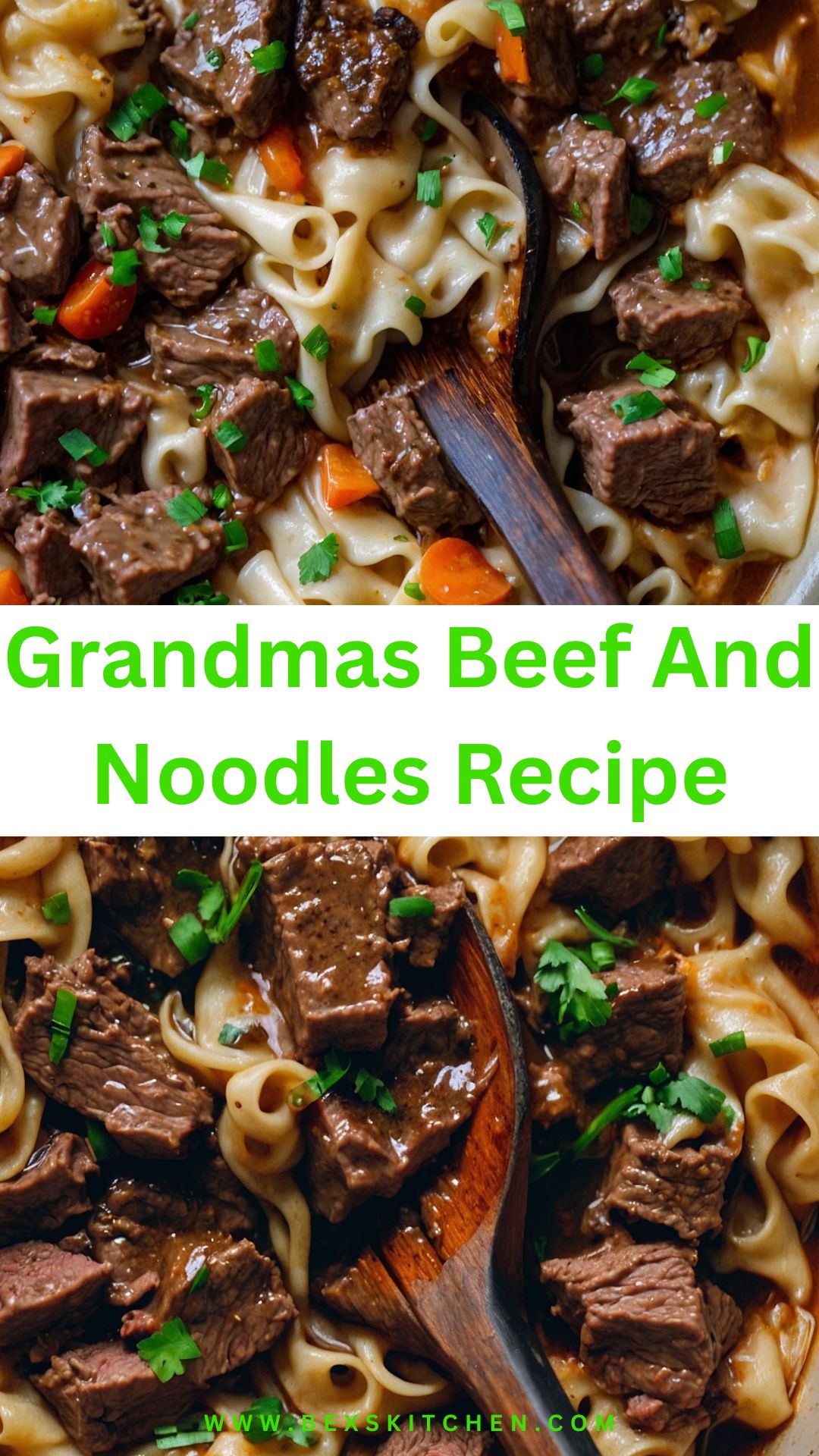 Grandmas Beef And Noodles Recipe