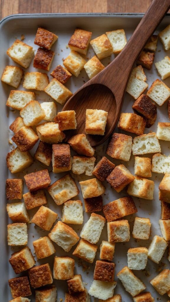 How to make croutons recipe How to make croutons recipe