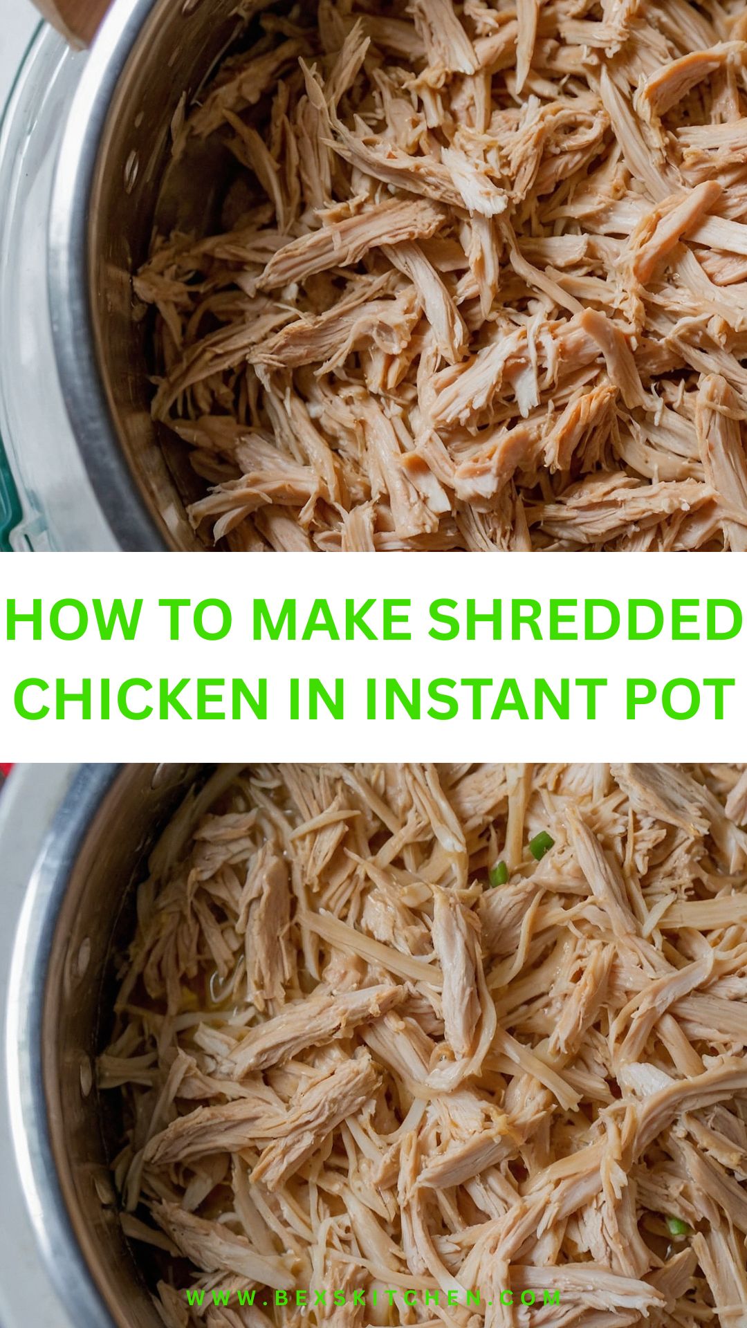 how to make shredded chicken in instant pot