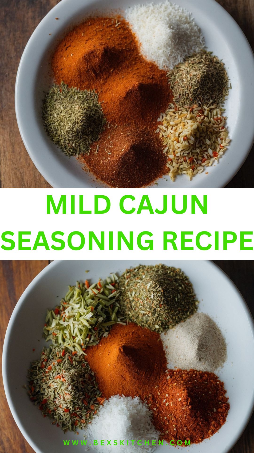 mild cajun seasoning recipe