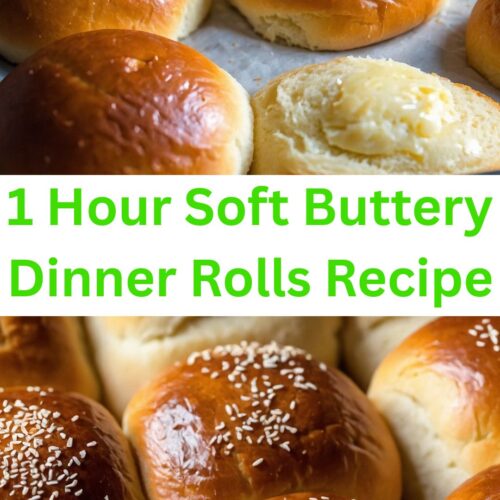 1 Hour Soft Buttery Dinner Rolls Recipe