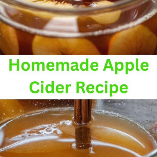 Homemade Apple Cider Recipe