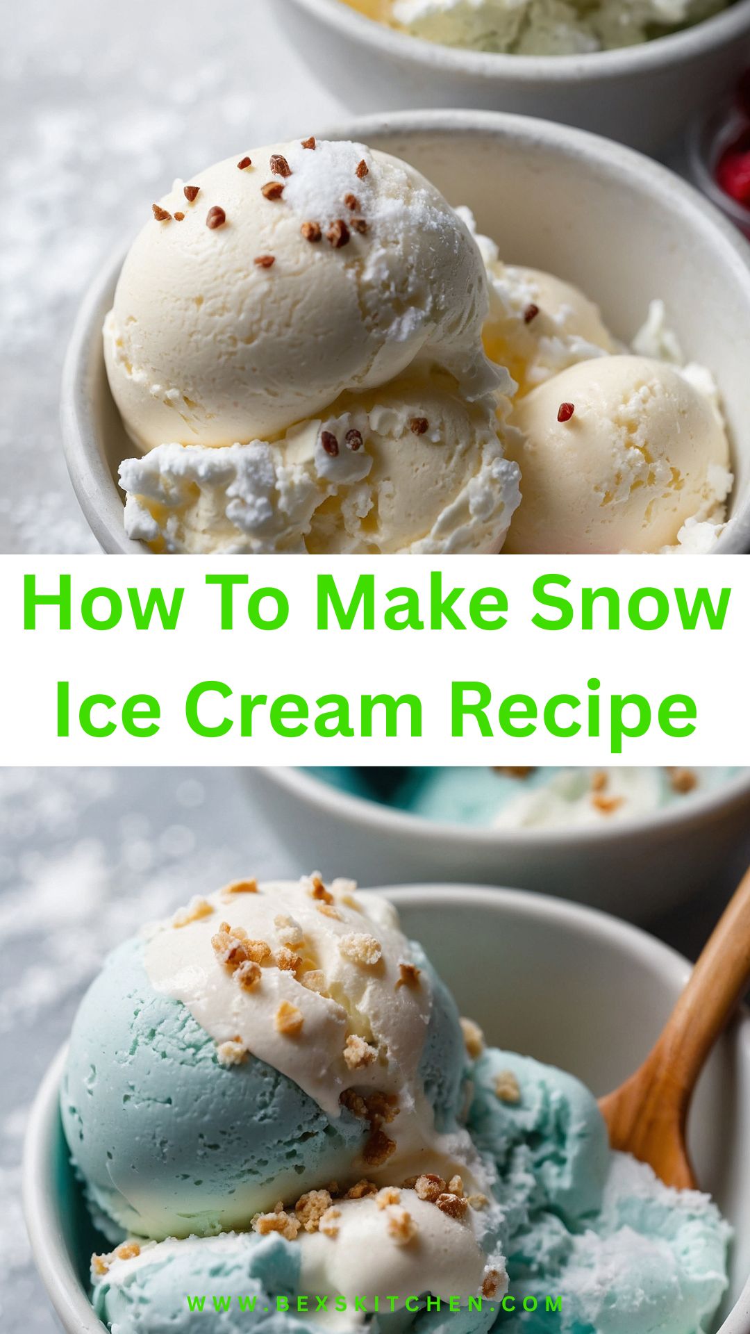How To Make Snow Ice Cream Recipe