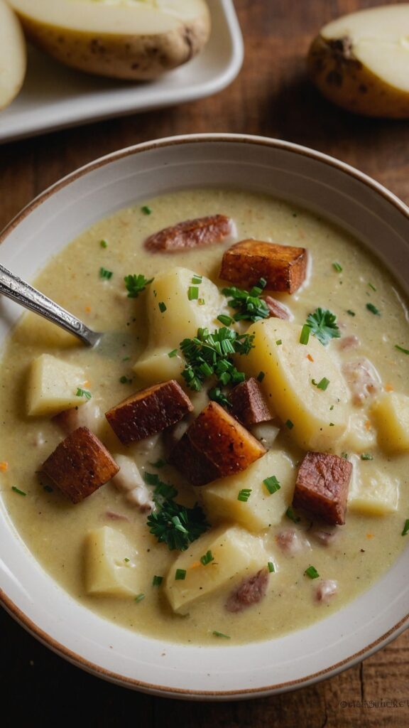 How to make Old Fashioned Potato Soup Recipe How to make Old Fashioned Potato Soup Recipe