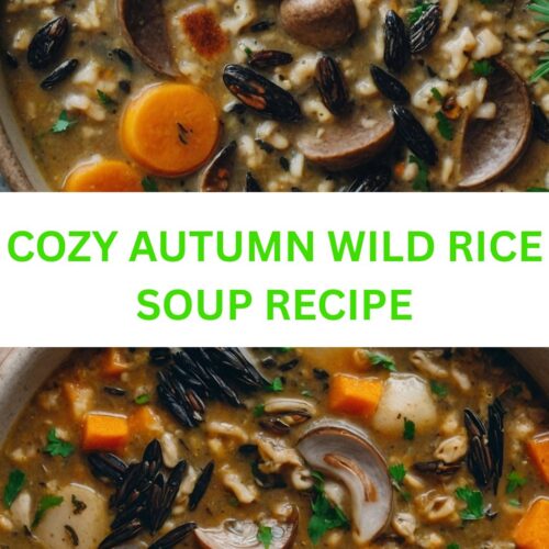 cozy autumn wild rice soup recipe