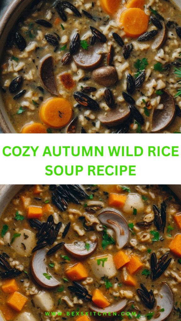 cozy autumn wild rice soup recipe