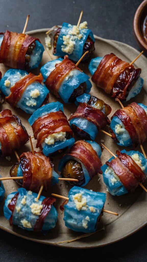 blue cheese stuffed bacon wrapped dates copycat recipe