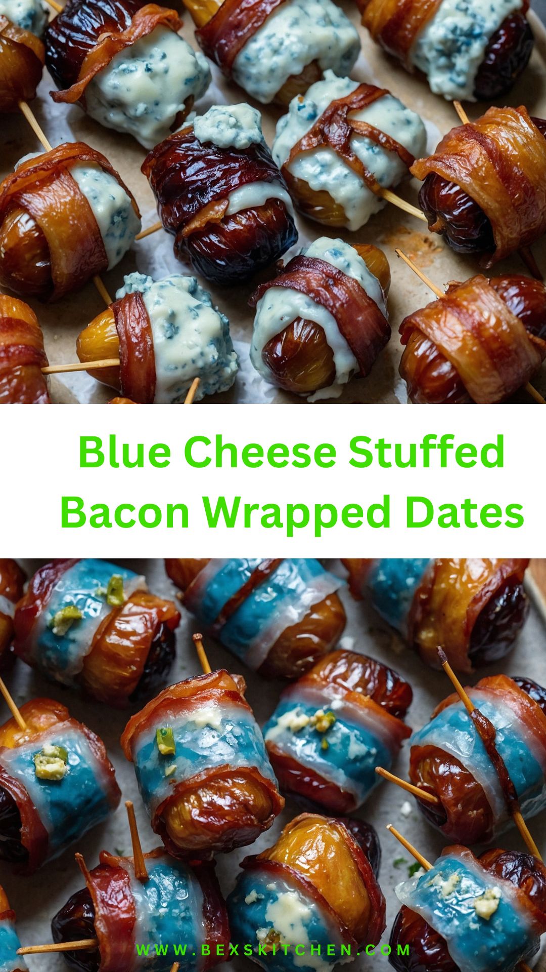 blue cheese stuffed bacon wrapped dates