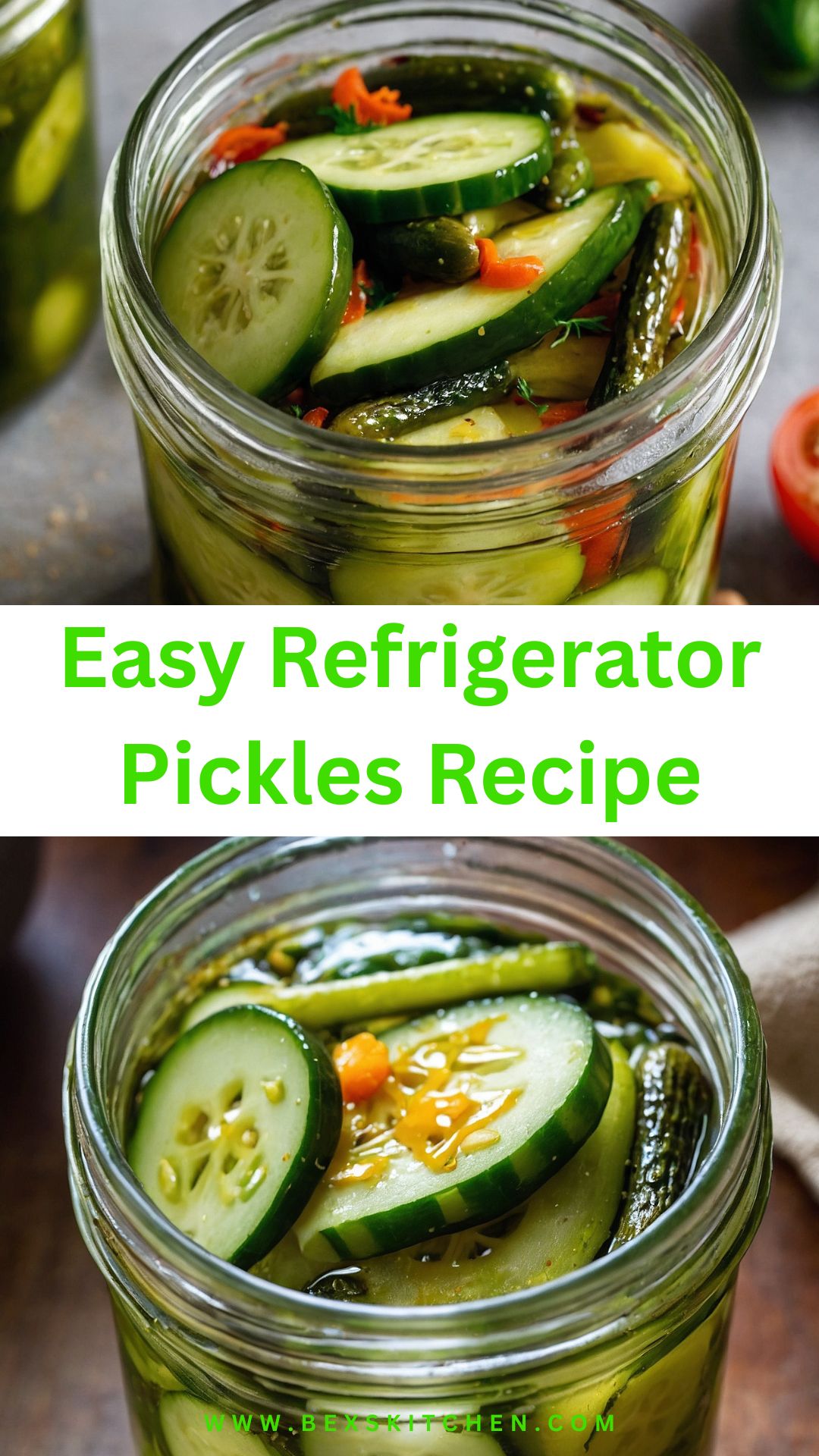 easy refrigerator pickles recipe