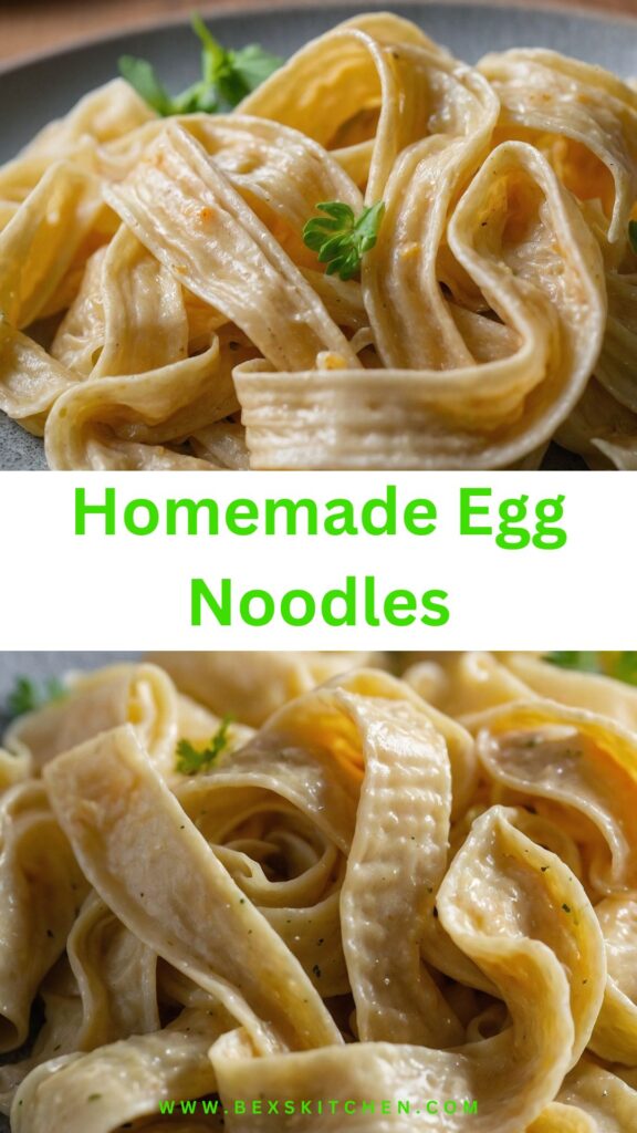 homemade egg noodles