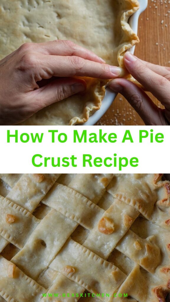 how to make a pie crust recipe how to make a pie crust recipe