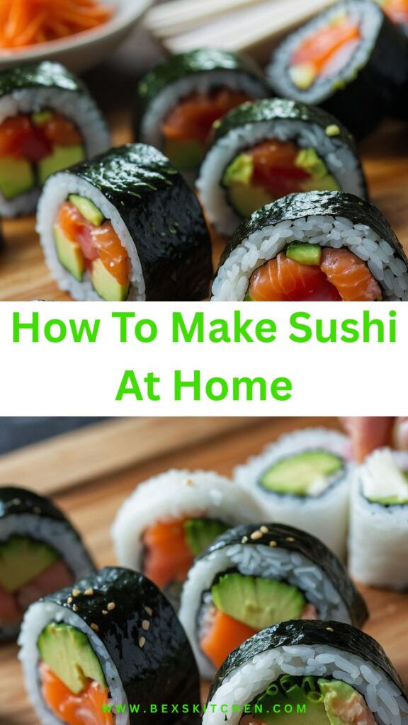 how to make sushi at home