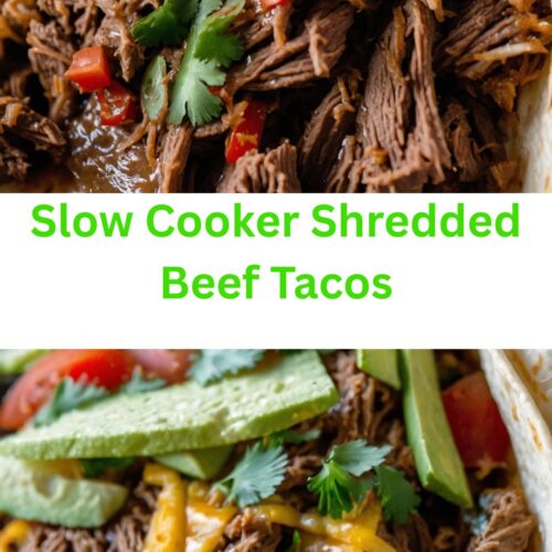slow cooker shredded beef tacos