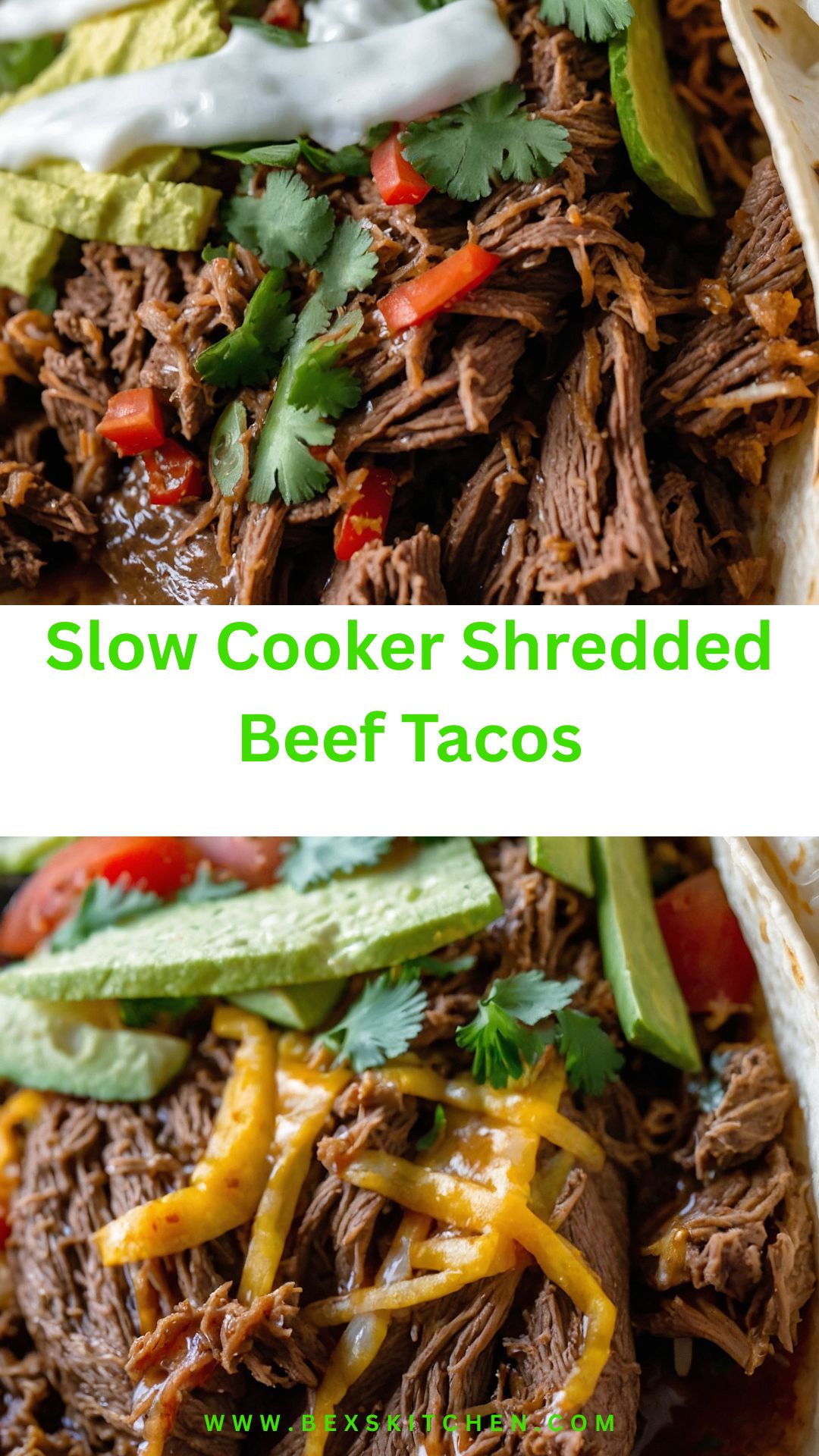 slow cooker shredded beef tacos