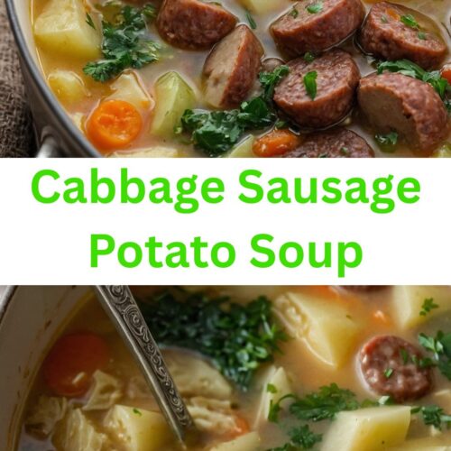 cabbage sausage potato soup