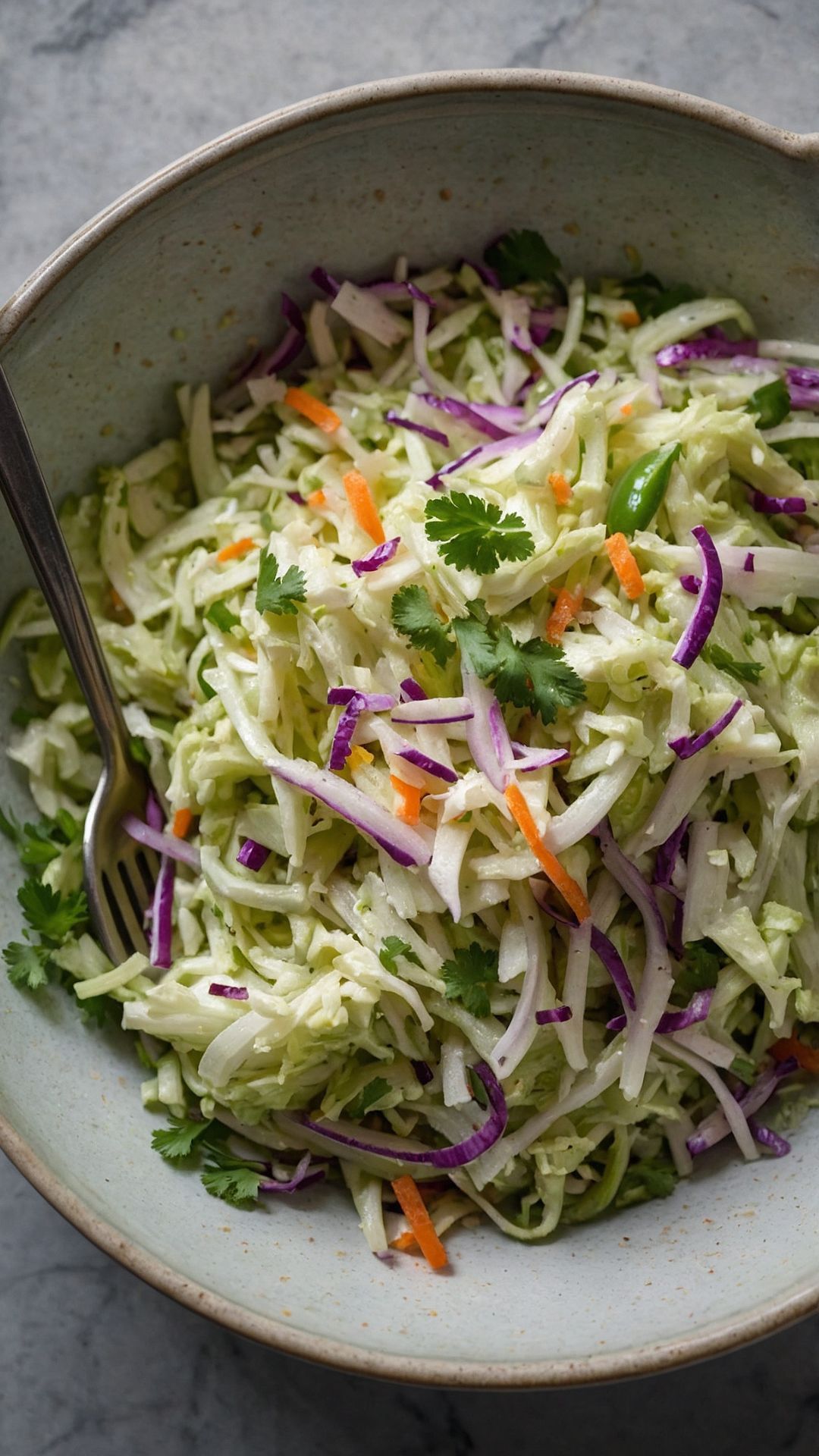 how to make cilantro lime slaw