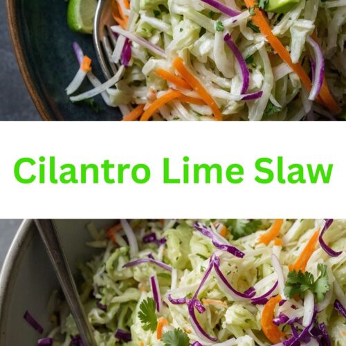 cilantro lime slaw