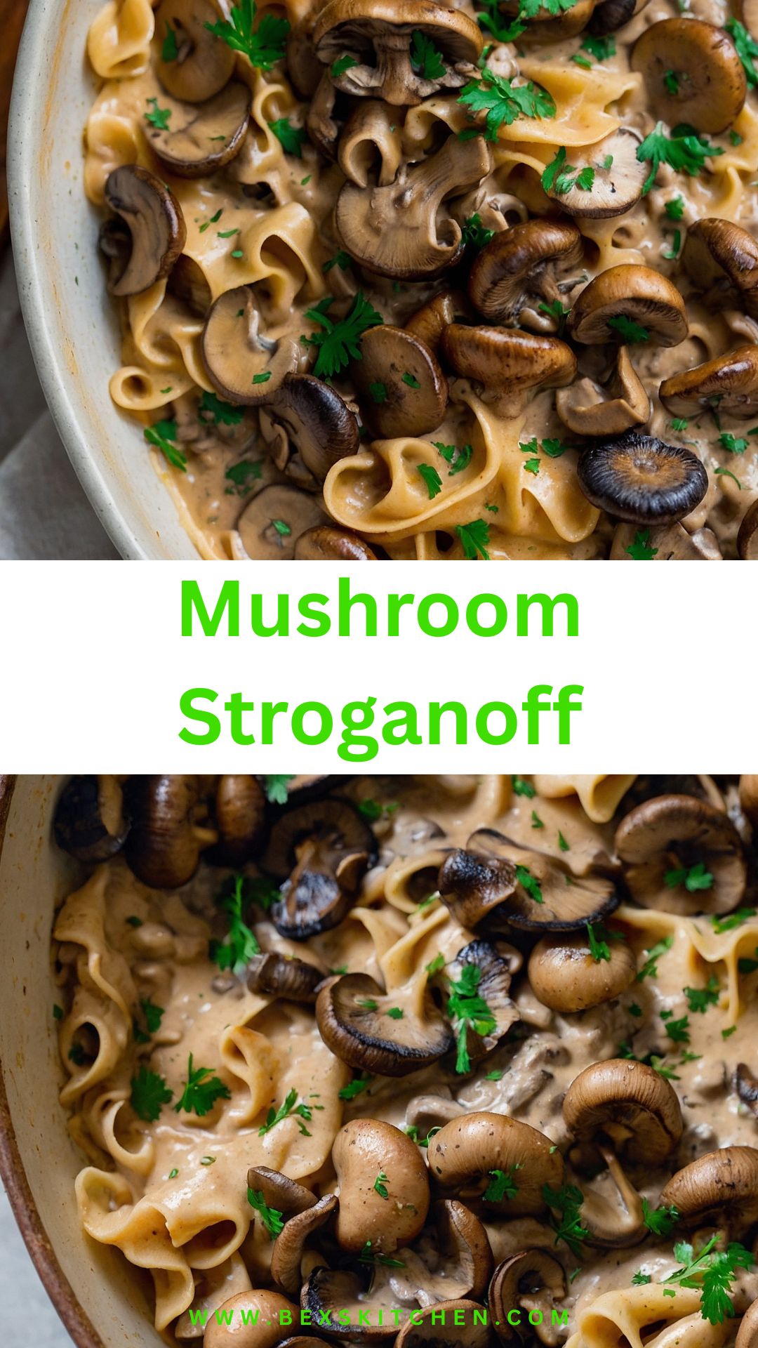 mushroom stroganoff