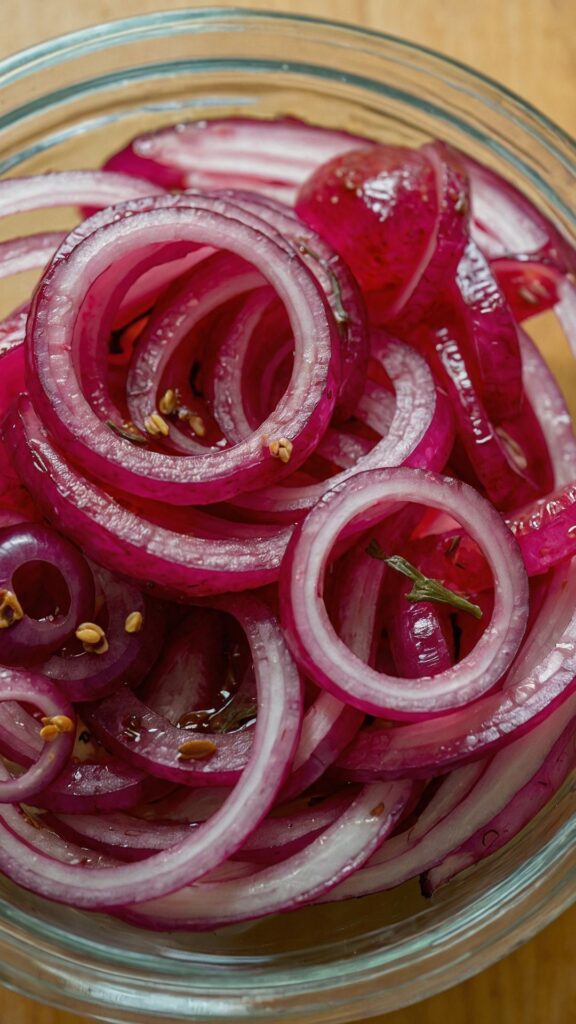 how to make quick pickled red onion