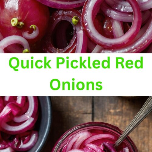 quick pickled red onions
