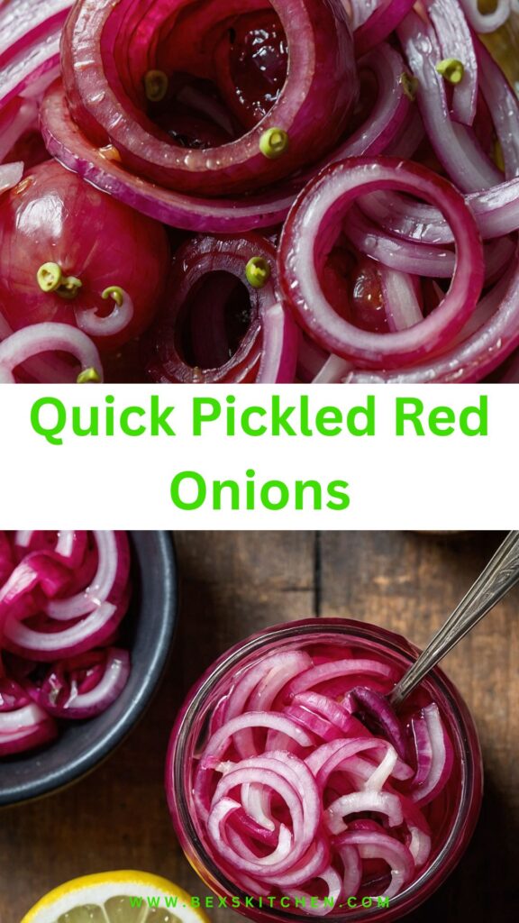 quick pickled red onions
