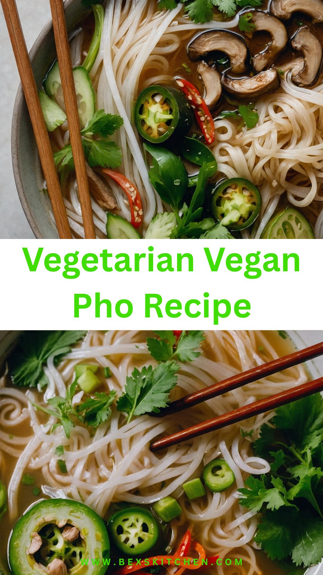vegetarian vegan pho recipe