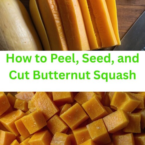 how to peel seed and cut butternut squash