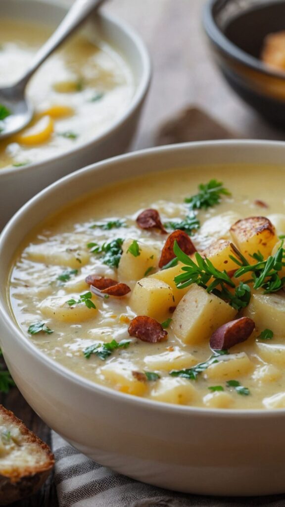 how to make potato soup recipe
